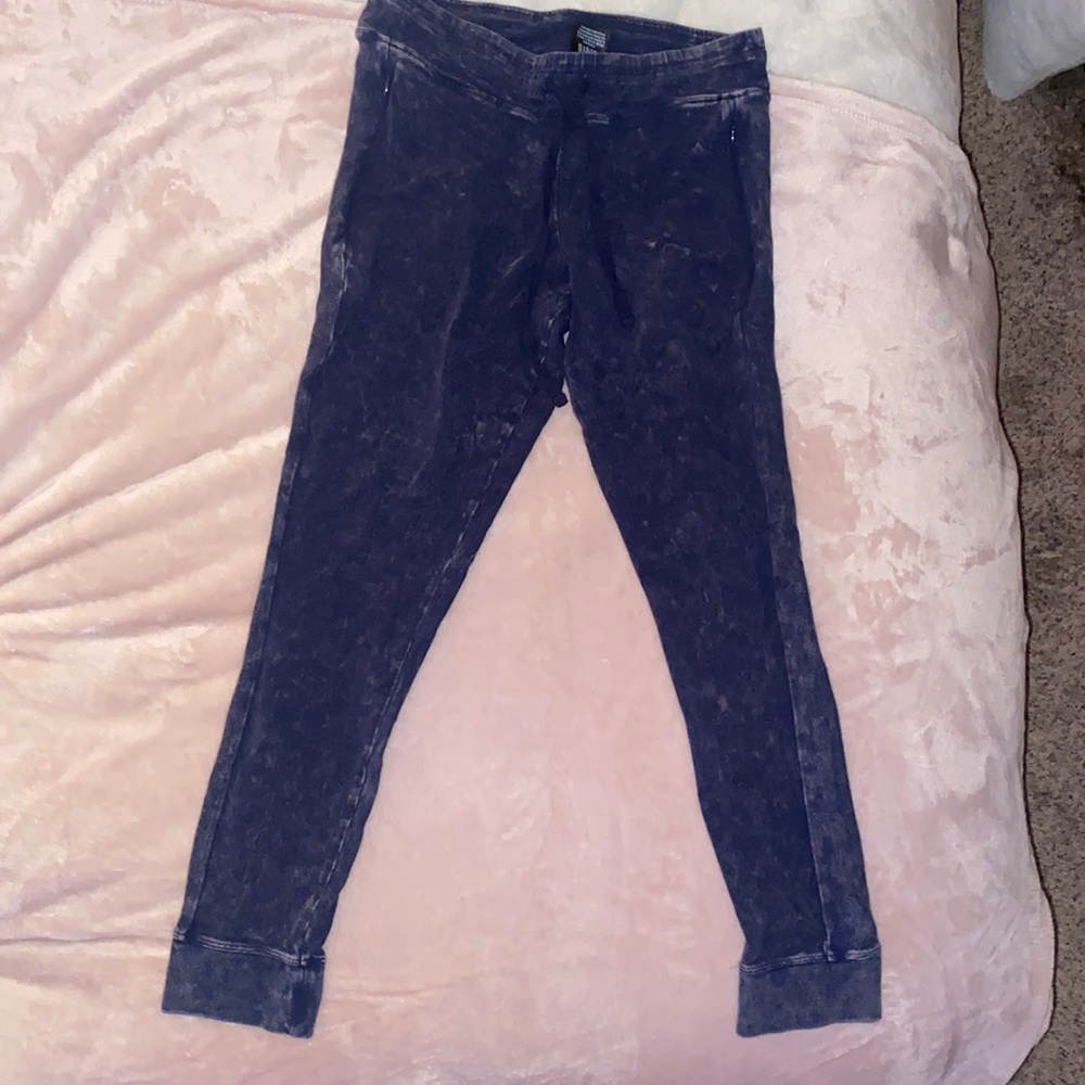 PINK Victoria Secret Joggers | Navy-ish | stretchy | wide waist band | Large